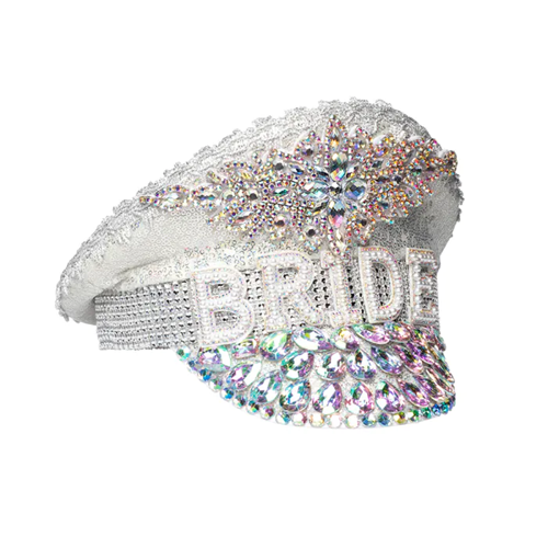 Burning man hoed Bride sparkle