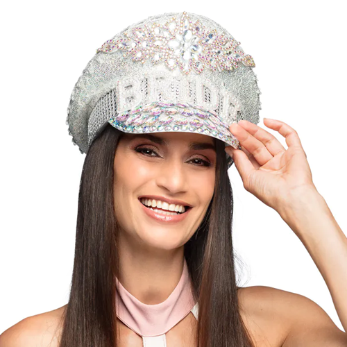 Burning man hoed Bride sparkle