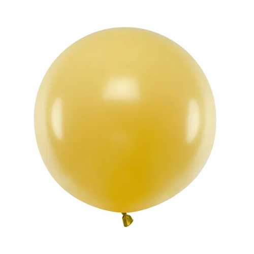 Ballon rond 60cm gold metallic per stuk