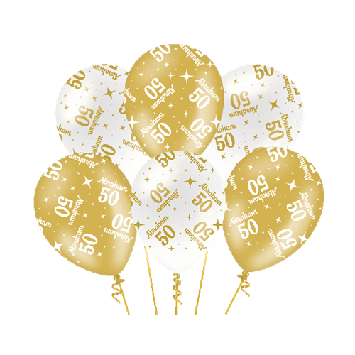 Ballonnen Abraham Fancy party 6st