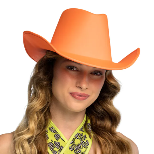 Cowboyhoed Blaze oranje