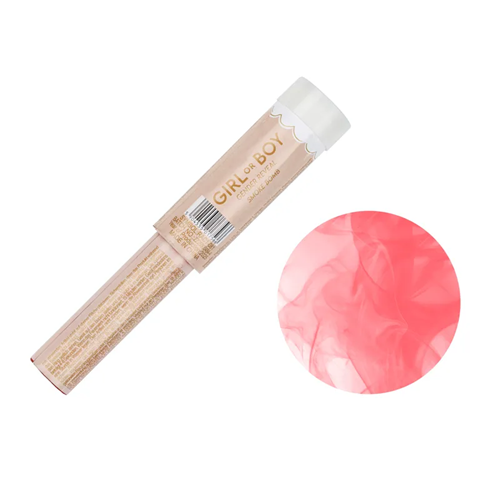Gender reveal rookbom roze