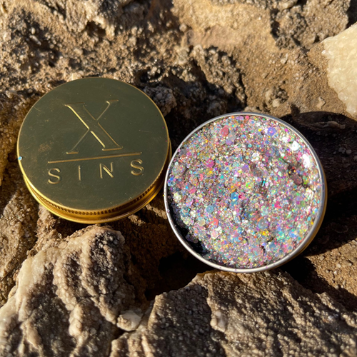 X Sins chunky glitter cream Unicorn
