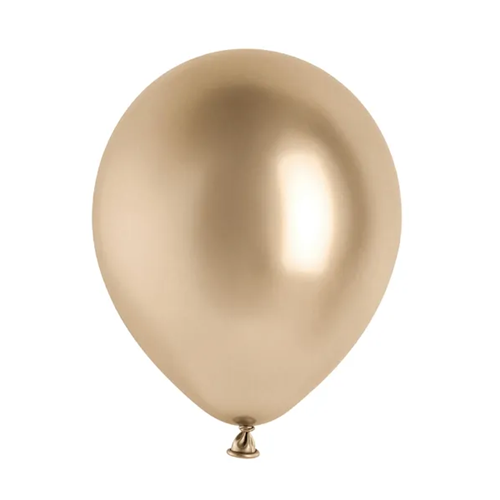 Ballonnen champagne gold chrome 30cm 50 stuks