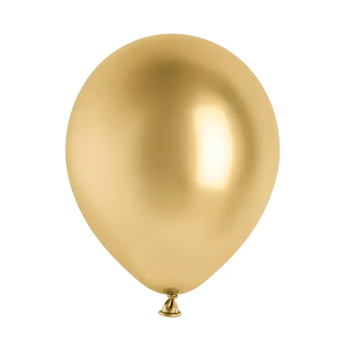 Ballonnen gold chrome 30cm 50 stuks