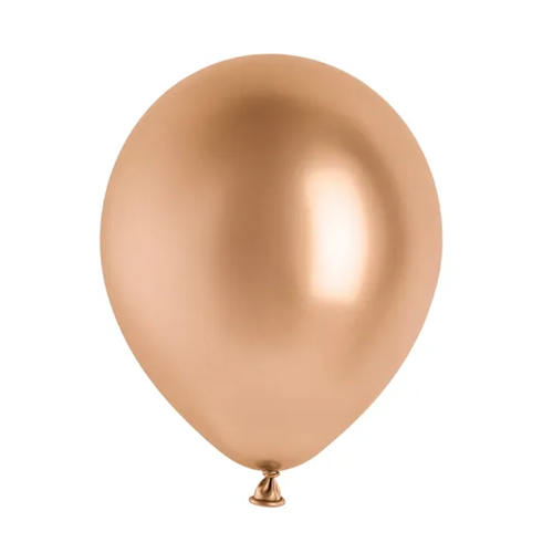 Ballonnen rose gold chrome 30cm 50 stuks