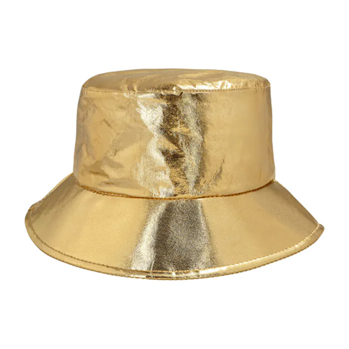 Bucket hat goud