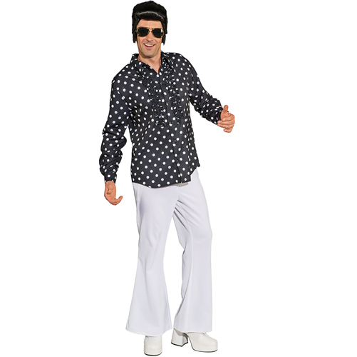 Disco broek heren wit