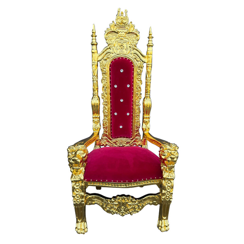 Luxe gouden Sinterklaas troon