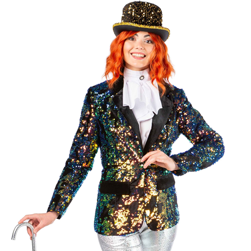 Pailletten colbert dames multi-color luxe