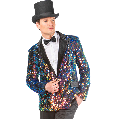 Pailletten colbert multi-color luxe