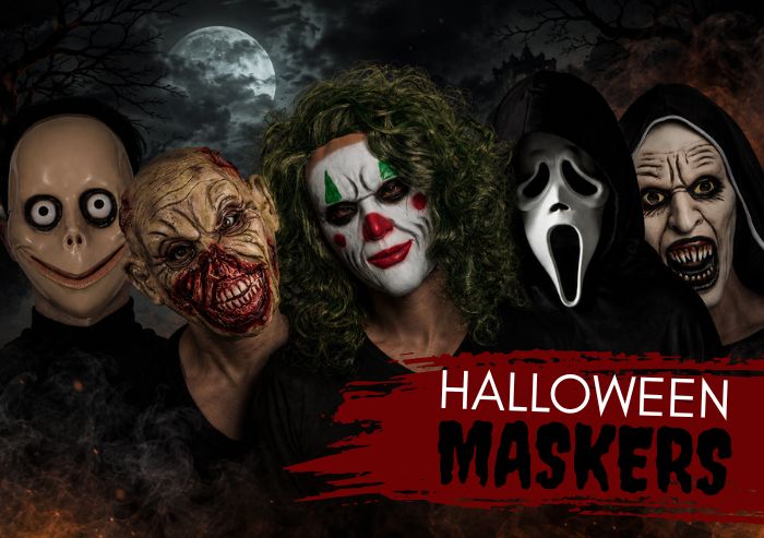 Halloween maskers