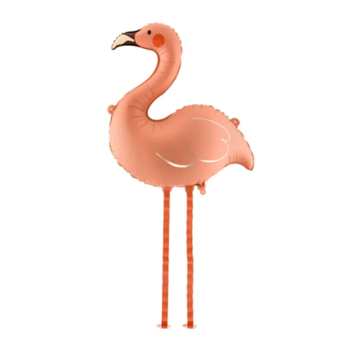 Folieballon airwalker flamingo 67cm