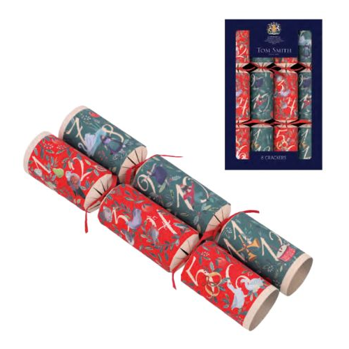 Tom Smith Christmas Crackers 12 Days of Christmas Family 8st