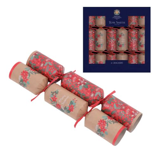 Tom Smith Christmas Crackers Evergreen Haven Premium 6st