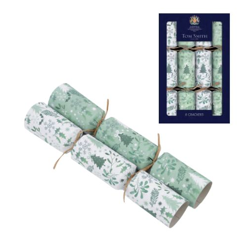Tom Smith Christmas Crackers Foliage Misletoe mix Family 8st