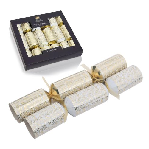 Tom Smith Christmas crackers premium gold 6st