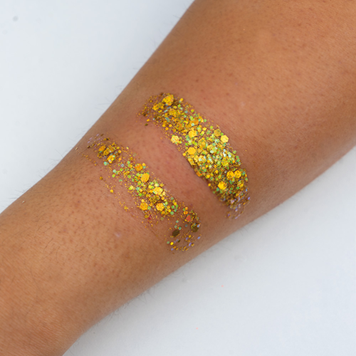 X Sins chunky glitter cream New Gold