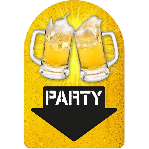 3D bord beer party