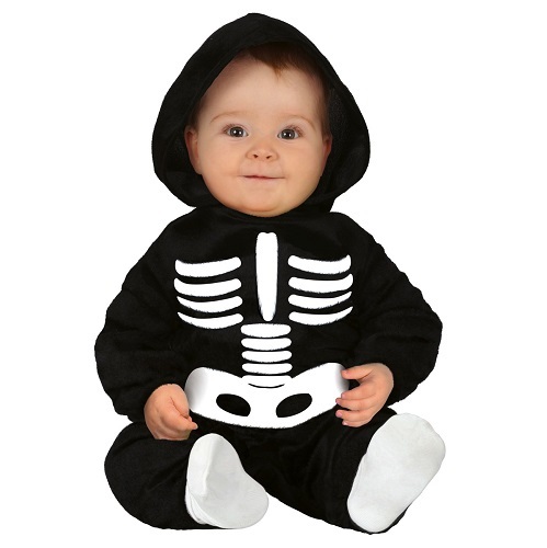 Baby verkleedpakje skelet 18-24 maanden