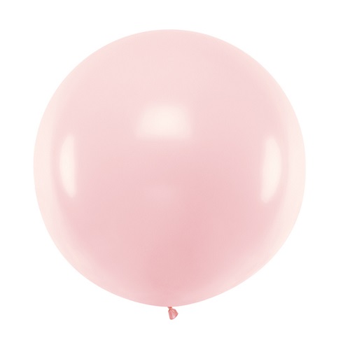 Ballon rond 50cm baby roze per stuk