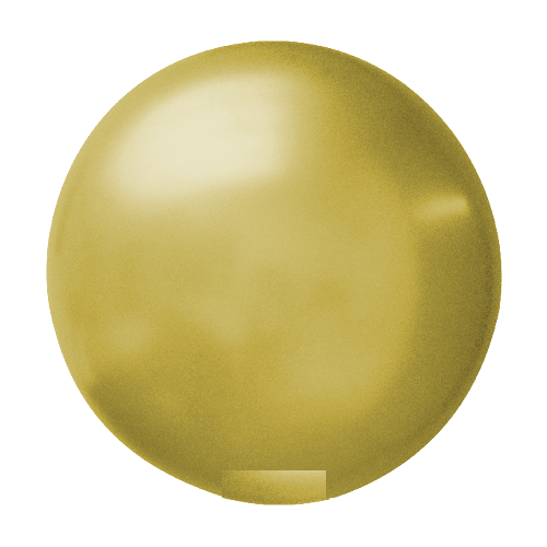 Ballon rond 50cm goud metallic per stuk