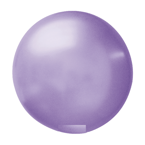 Ballon rond 50cm lila metallic per stuk