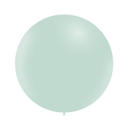 Ballon rond 50cm pastel groen per stuk