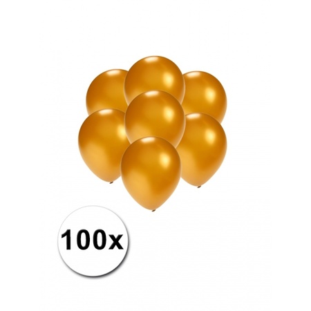 Ballonnen 5inch goud 100st
