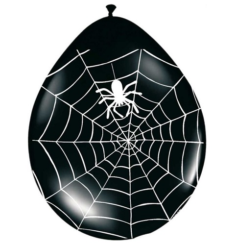 Ballonnen spinnenweb 8 stuks