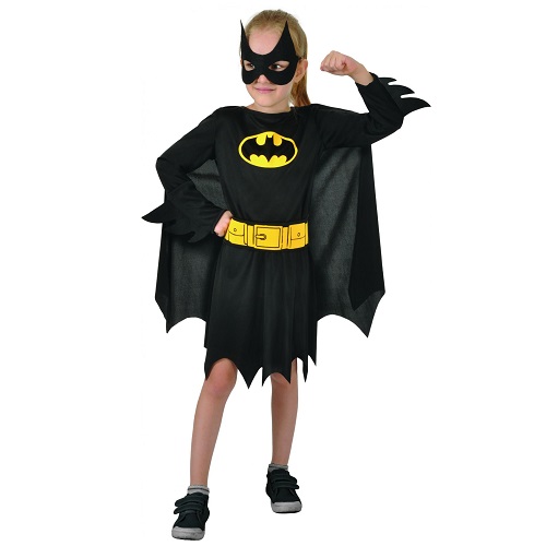Batgirl jurkje kind 3-4 jaar