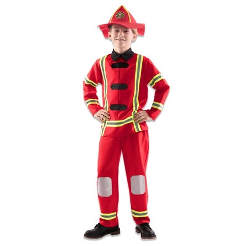 Brandweerman kostuum kind 5-6 jaar