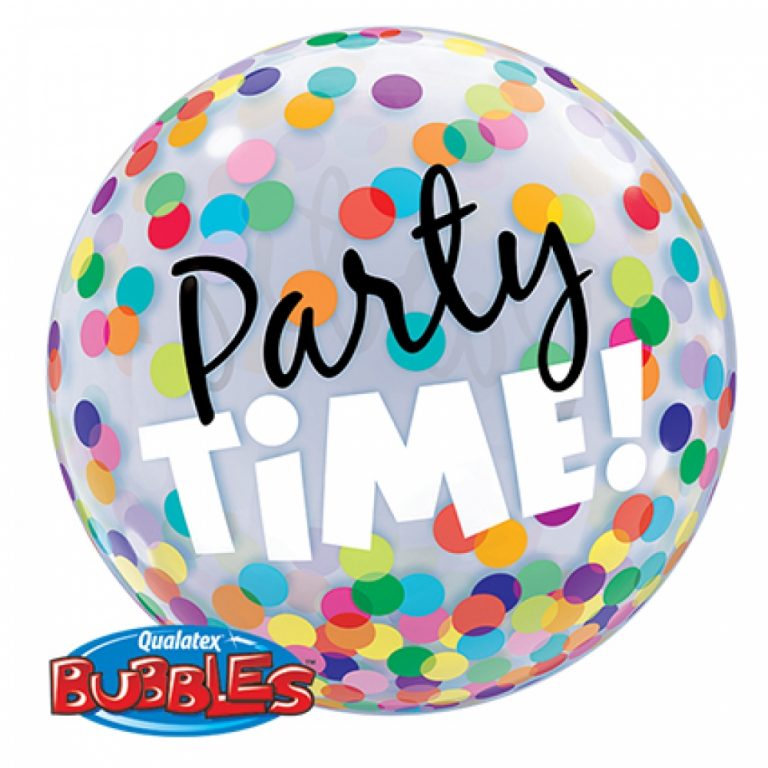 Bubbles ballon party time 56cm