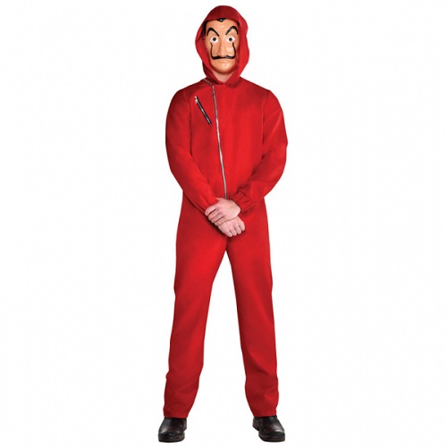 Casa de Papel overall + masker Official Licensed - XL