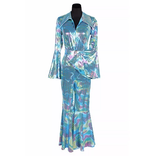 Catsuit Disco Turquoise - S