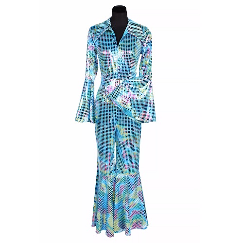 Catsuit Disco Turquoise - XS