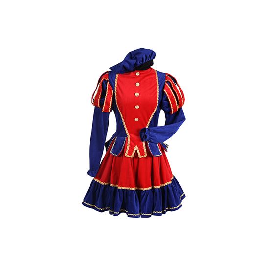 Dames Pietenpak Murcia rood/blauw - L