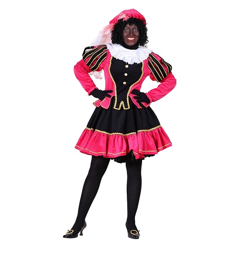 Dames Pietenpak Murcia zwart/roze