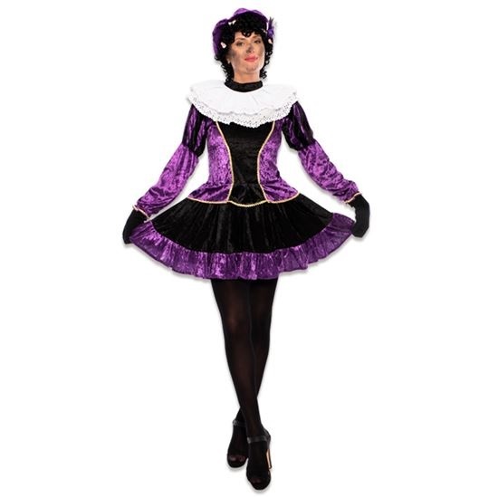 Pietjurkje met petticoat paars L