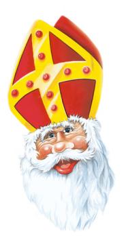 Deco masker Sint papier
