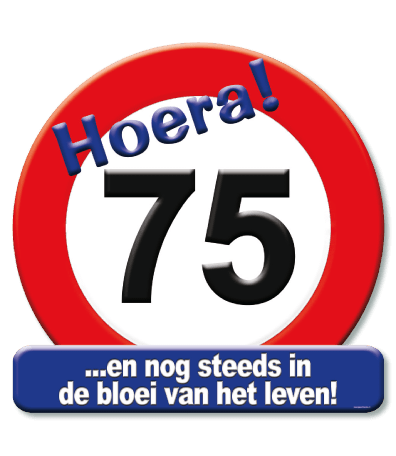 Deurbord verkeersbord 75