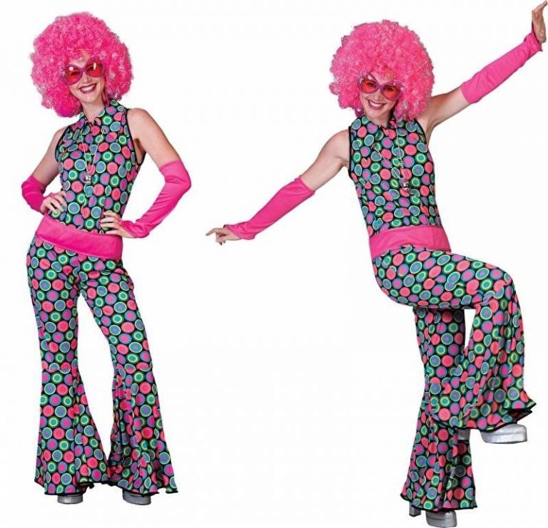 Disco jumpsuit polkadot