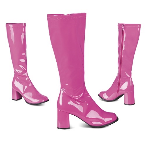 Disco laarzen retro roze