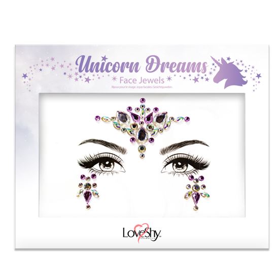Face and body jewels Unicorn dream model 024