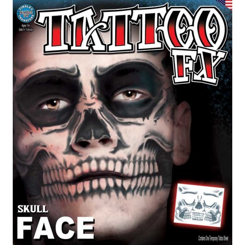 Face tattoo Skull Face