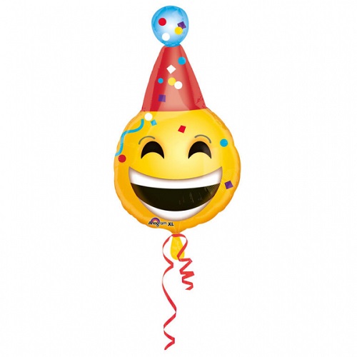 Folieballon birthday emoticon
