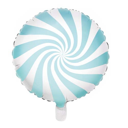 Folieballon candy licht blauw 45cm