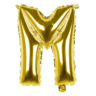 Folieballon M goud 36cm