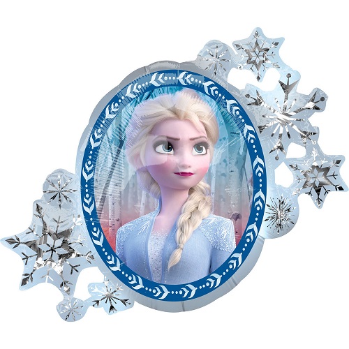 Folieballon supershape Anna en Elsa Frozen 2