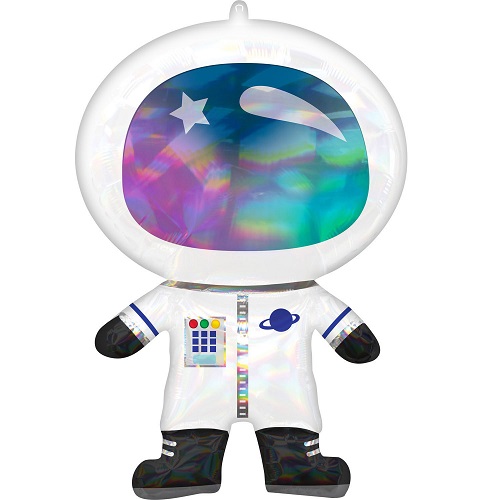 Folieballon supershape astronaut holographic